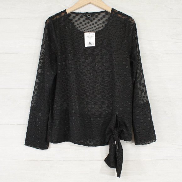 next Tops - SOLD OUT!!   Next Sheer Lurex Swiss Dot Blouse